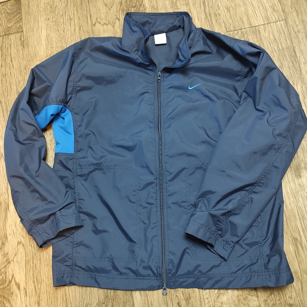 Nike windbreaker Jacket Vintage nme 920220kl4 Men's Size L blue
